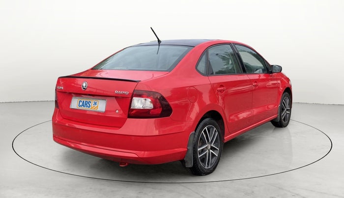 2017 Skoda Rapid MONTE CARLO 1.6 MPI AT, Petrol, Automatic, 81,408 km, Right Back Diagonal