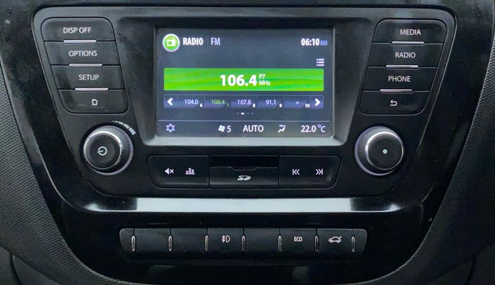 2017 Tata TIGOR XZ PETROL, Petrol, Manual, 40,802 km, Infotainment System