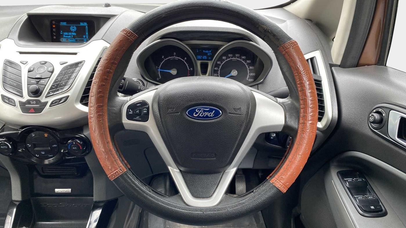 2016 Ford Ecosport TITANIUM+ 1.5L DIESEL, Diesel, Manual, 82,157 km, Steering Wheel Close Up