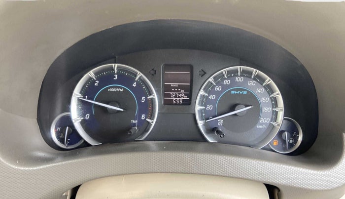 2016 Maruti Ertiga VDI SHVS, Diesel, Manual, 72,725 km, Odometer Image