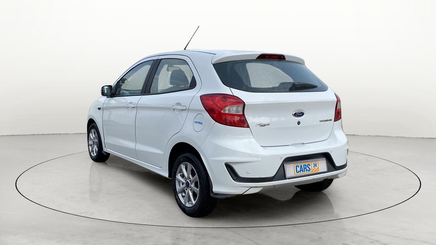2019 Ford New Figo TITANIUM 1.2 PETROL MT, Petrol, Manual, 12,408 km, Left Back Diagonal