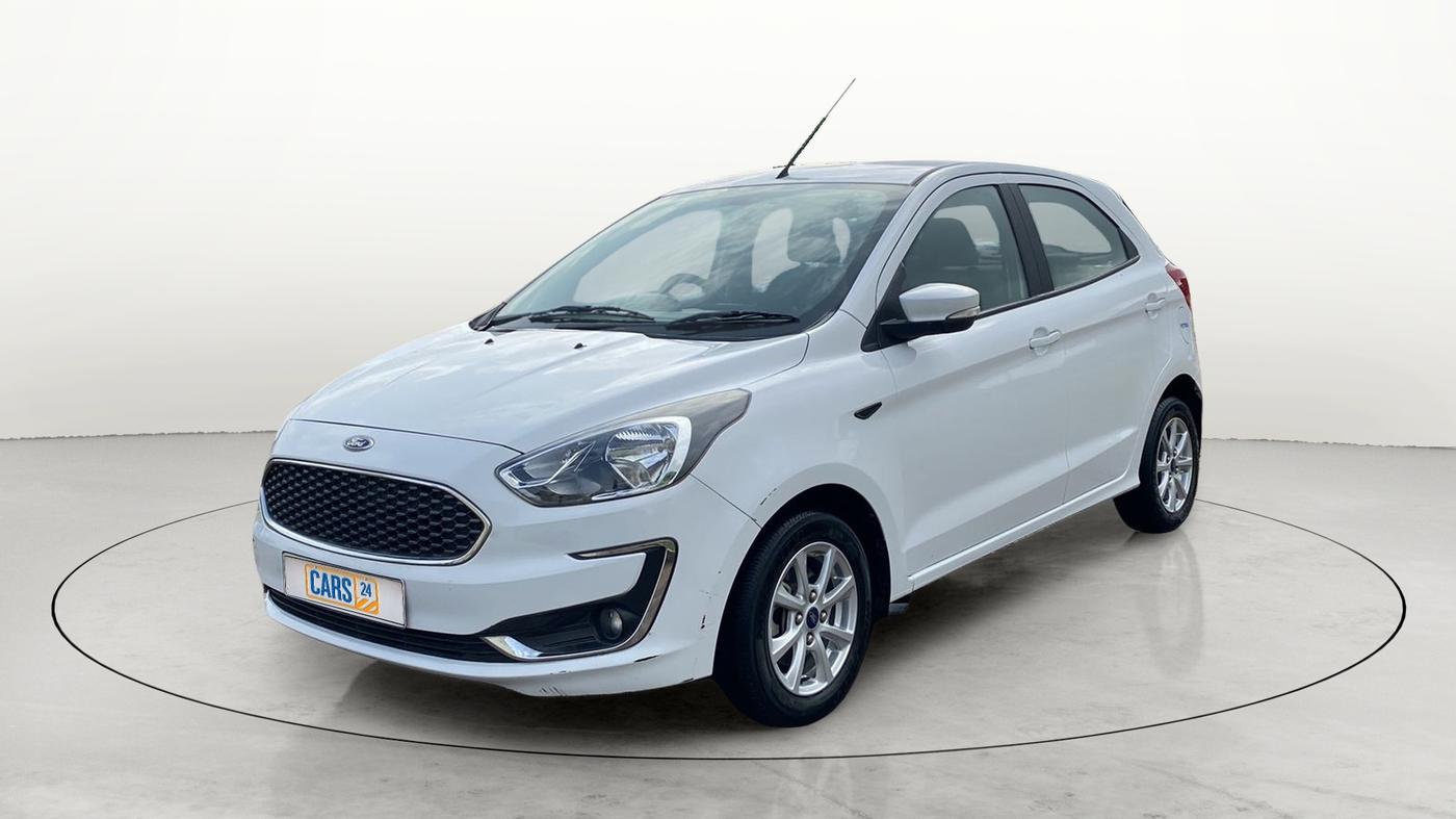 2019 Ford New Figo TITANIUM 1.2 PETROL MT, Petrol, Manual, 12,408 km, Left Front Diagonal