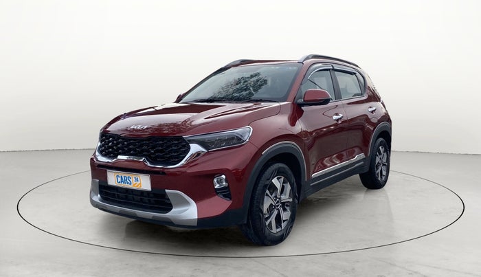 2021 KIA SONET HTX 1.0 IMT, Petrol, Manual, 5,306 km, Left Front Diagonal