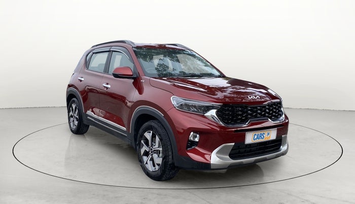 2021 KIA SONET HTX 1.0 IMT, Petrol, Manual, 5,306 km, Right Front Diagonal
