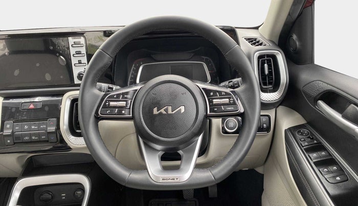 2021 KIA SONET HTX 1.0 IMT, Petrol, Manual, 5,306 km, Steering Wheel Close Up