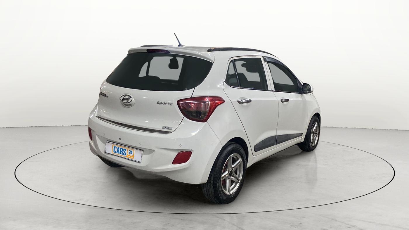 2016 Hyundai Grand i10 SPORTZ 1.2 KAPPA VTVT, Petrol, Manual, 67,236 km, Right Back Diagonal