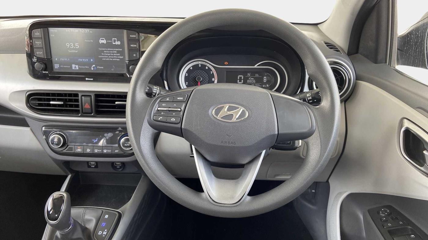 2019 Hyundai GRAND I10 NIOS SPORTZ AMT 1.2 KAPPA VTVT, Petrol, Automatic, 26,771 km, Steering Wheel Close Up