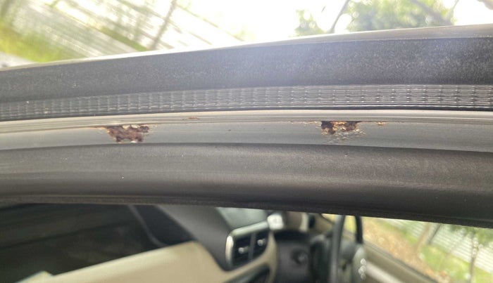 2014 Nissan Terrano XL (P), Petrol, Manual, 82,146 km, Left A pillar - Slight discoloration