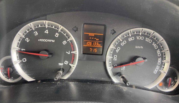 2016 Maruti Swift Dzire VXI, CNG, Manual, 1,06,109 km, Odometer Image