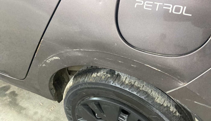 2017 Tata TIGOR XT PETROL, Petrol, Manual, 65,280 km, Left quarter panel - > 4 inch scratches + Count of scratches >3