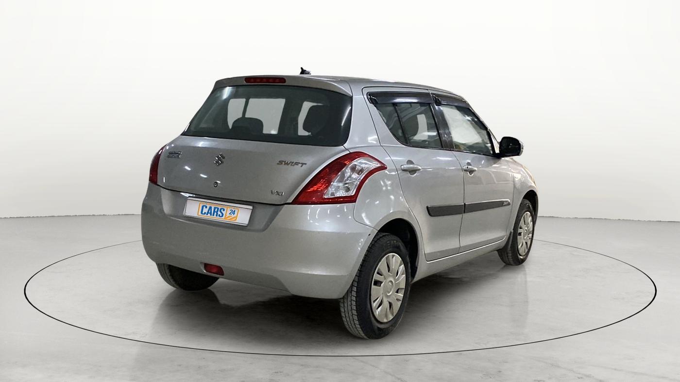 2014 Maruti Swift VXI, Petrol, Manual, 80,580 km, Right Back Diagonal