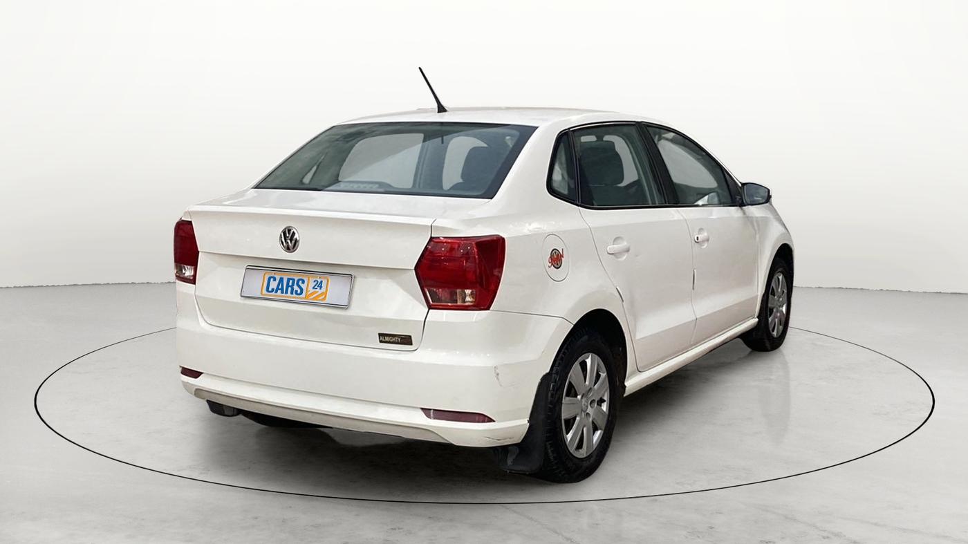 2017 Volkswagen Ameo TRENDLINE 1.2L, CNG, Manual, 70,160 km, Right Back Diagonal