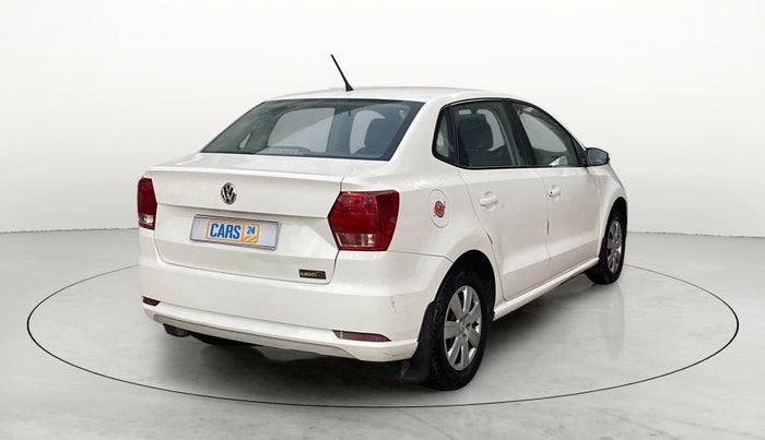 2017 Volkswagen Ameo TRENDLINE 1.2L, CNG, Manual, 70,160 km, Right Back Diagonal