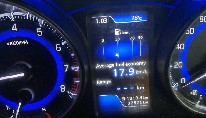 2019 Maruti Baleno ZETA PETROL 1.2, Petrol, Manual, 32,875 km, Odometer Image
