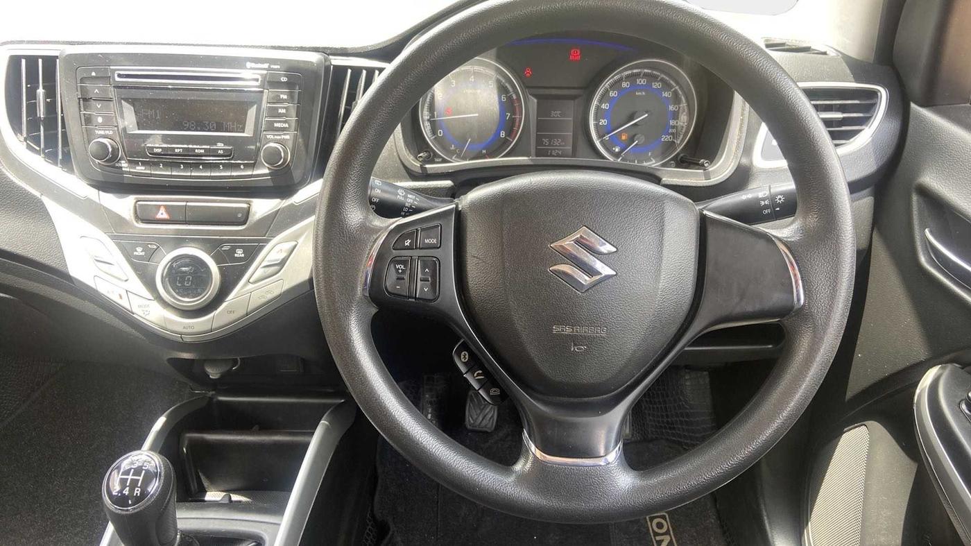 2016 Maruti Baleno DELTA PETROL 1.2, Petrol, Manual, 75,271 km, Steering Wheel Close Up