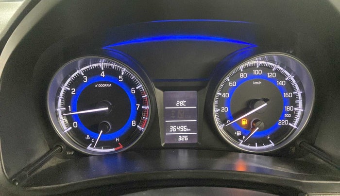 2017 Maruti Baleno DELTA PETROL 1.2, Petrol, Manual, 36,701 km, Odometer Image