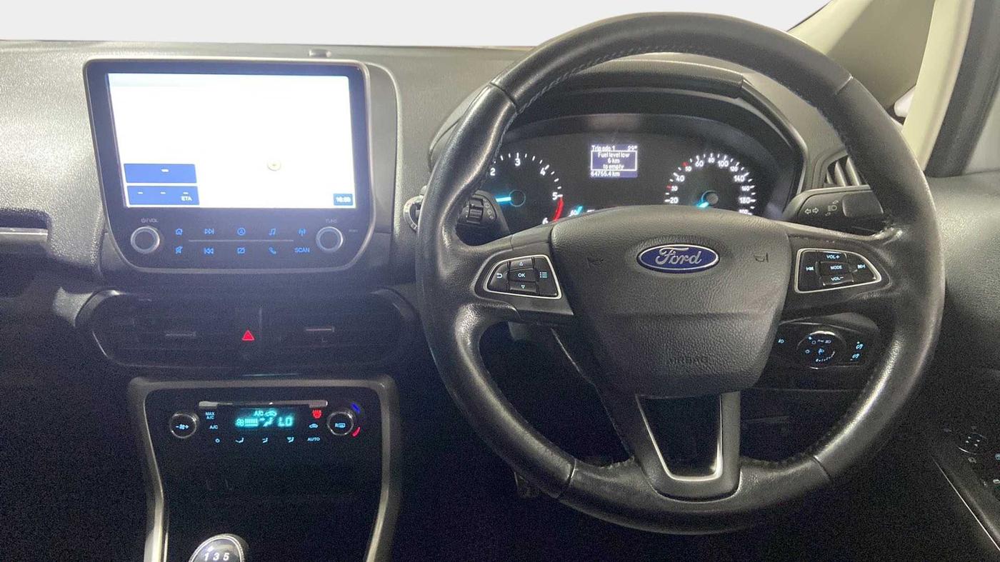 2018 Ford Ecosport TITANIUM 1.5L DIESEL, Diesel, Manual, 64,753 km, Steering Wheel Close Up