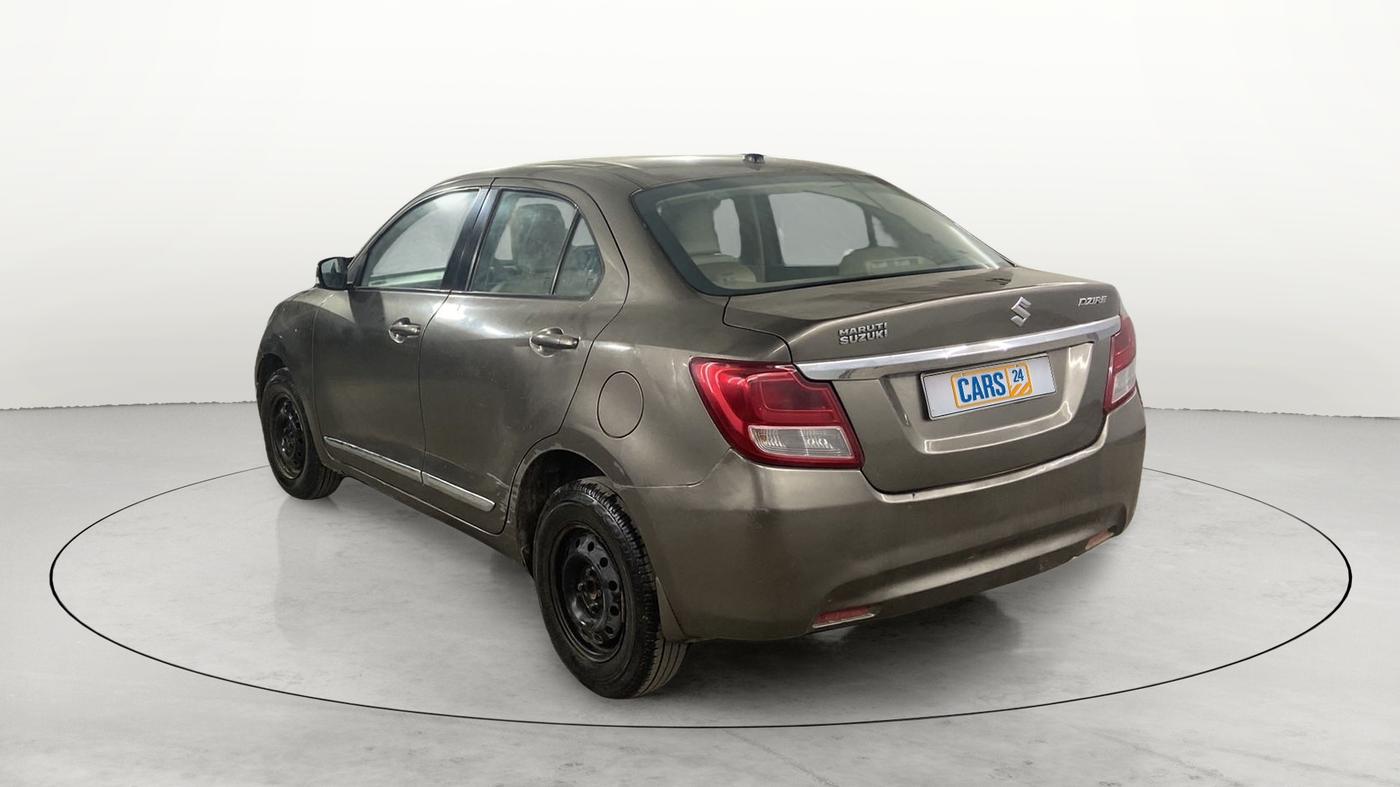 2017 Maruti Dzire VXI AMT, Petrol, Automatic, 43,457 km, Left Back Diagonal