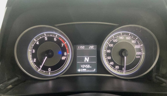 2017 Maruti Dzire VXI AMT, Petrol, Automatic, 43,457 km, Odometer Image