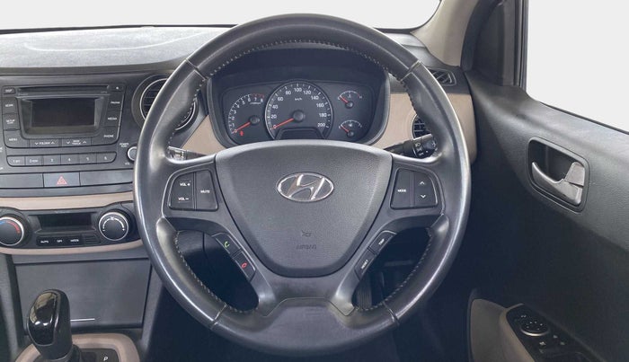 2014 Hyundai Xcent SX AT 1.2 (O), Petrol, Automatic, 50,826 km, Steering Wheel Close Up