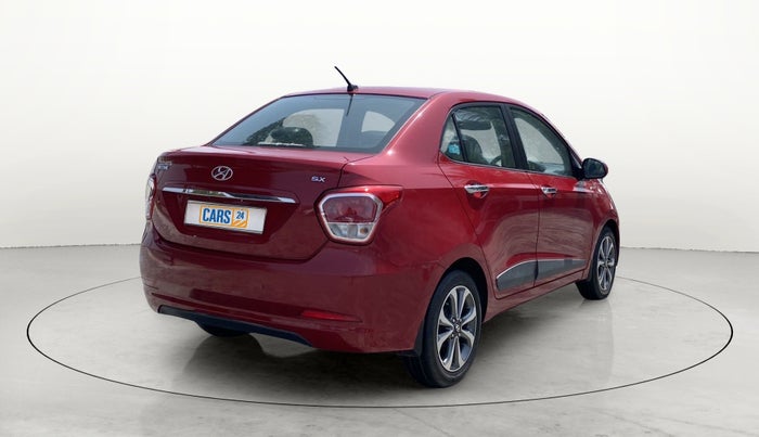 2014 Hyundai Xcent SX AT 1.2 (O), Petrol, Automatic, 50,826 km, Right Back Diagonal