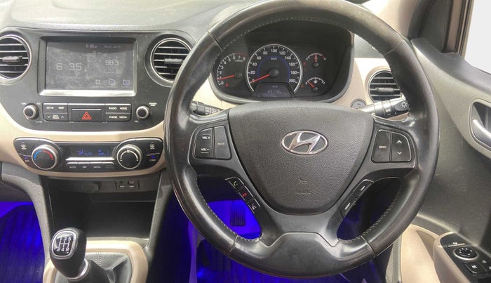 2019 Hyundai Grand i10 ASTA 1.2 KAPPA VTVT, Petrol, Manual, 69,199 km, Steering Wheel Close Up