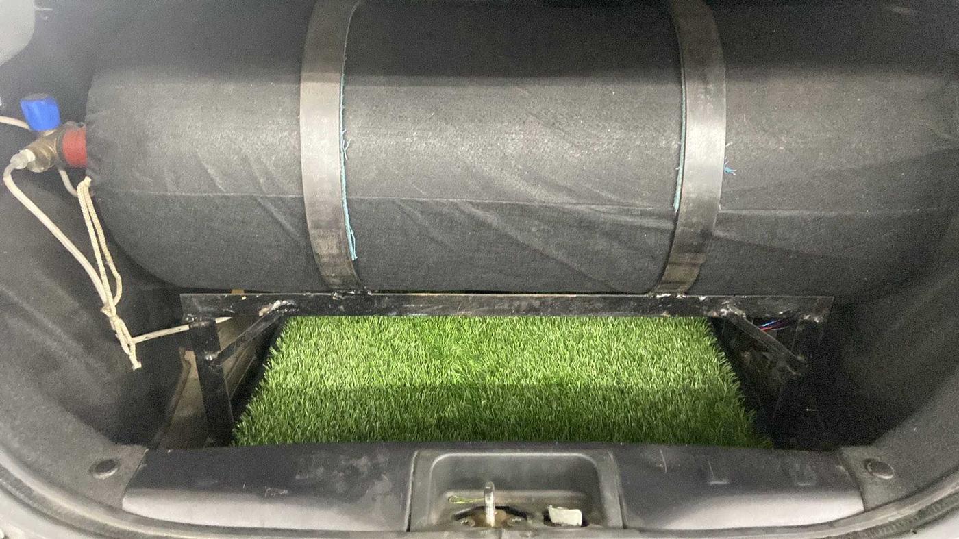 2020 Maruti S PRESSO VXI+, CNG, Manual, 66,165 km, Boot Inside