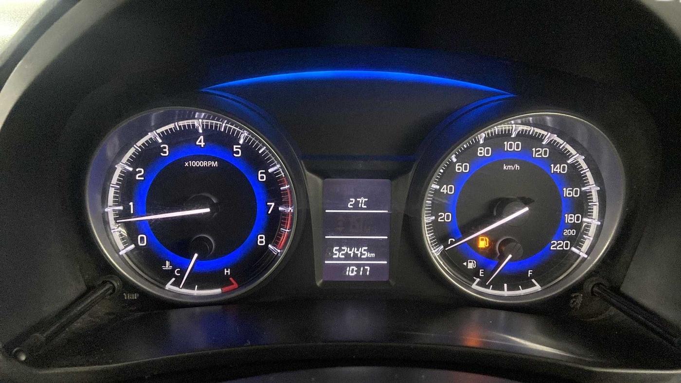 2017 Maruti Baleno DELTA PETROL 1.2, Petrol, Manual, 52,444 km, Odometer Image