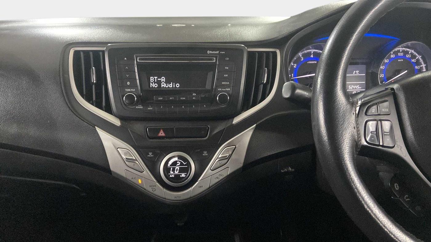 2017 Maruti Baleno DELTA PETROL 1.2, Petrol, Manual, 52,444 km, Air Conditioner