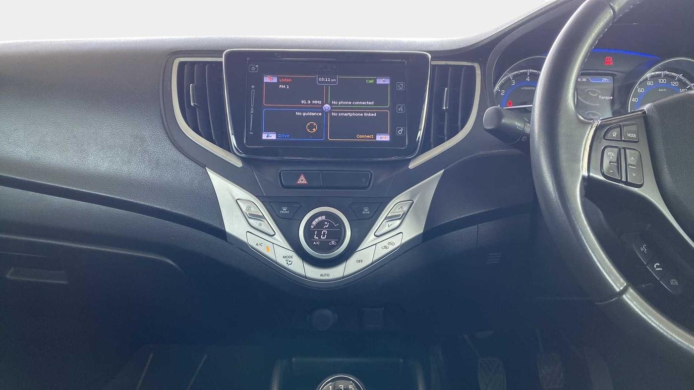 2018 Maruti Baleno ALPHA PETROL 1.2, Petrol, Manual, 47,978 km, Air Conditioner