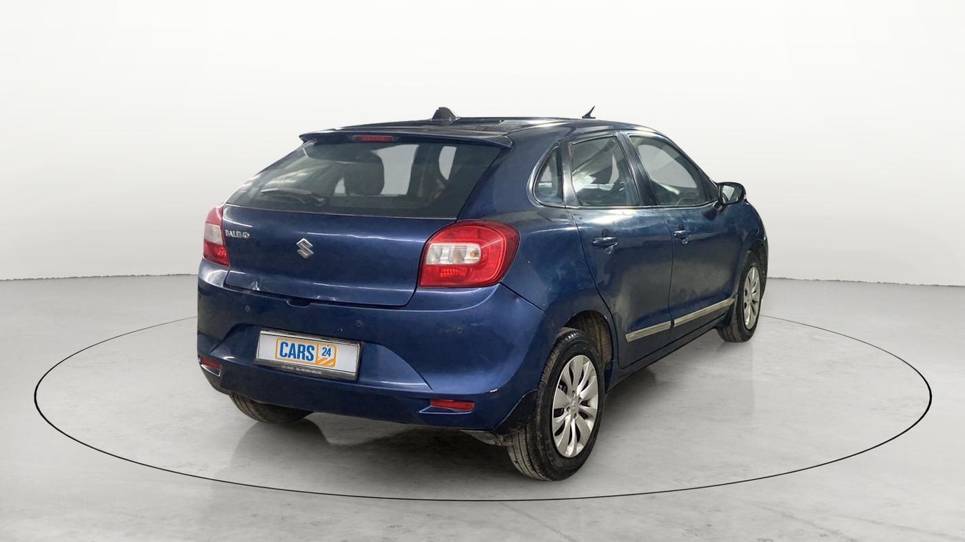 2016 Maruti Baleno DELTA PETROL 1.2, Petrol, Manual, 27,144 km, Right Back Diagonal