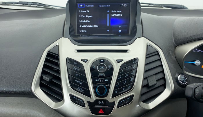2017 Ford Ecosport 1.5 TITANIUM TI VCT AT, Petrol, Automatic, 55,902 km, Infotainment System