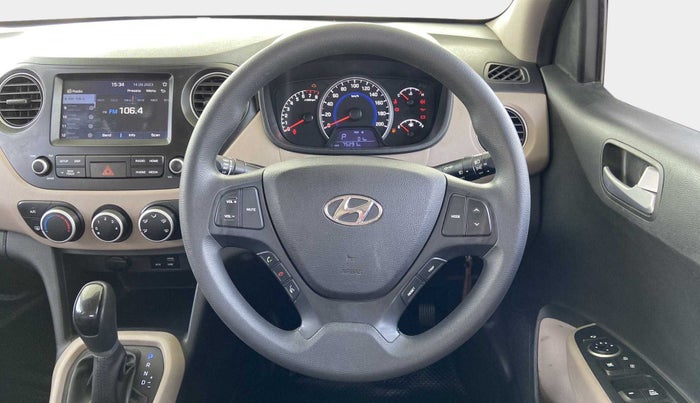2019 Hyundai Grand i10 SPORTZ AT 1.2 KAPPA VTVT, Petrol, Automatic, 75,771 km, Steering Wheel Close Up