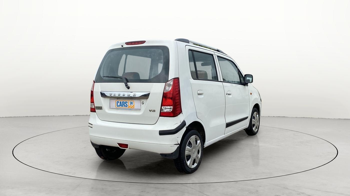 2012 Maruti Wagon R 1.0 VXI, Petrol, Manual, 96,900 km, Right Back Diagonal