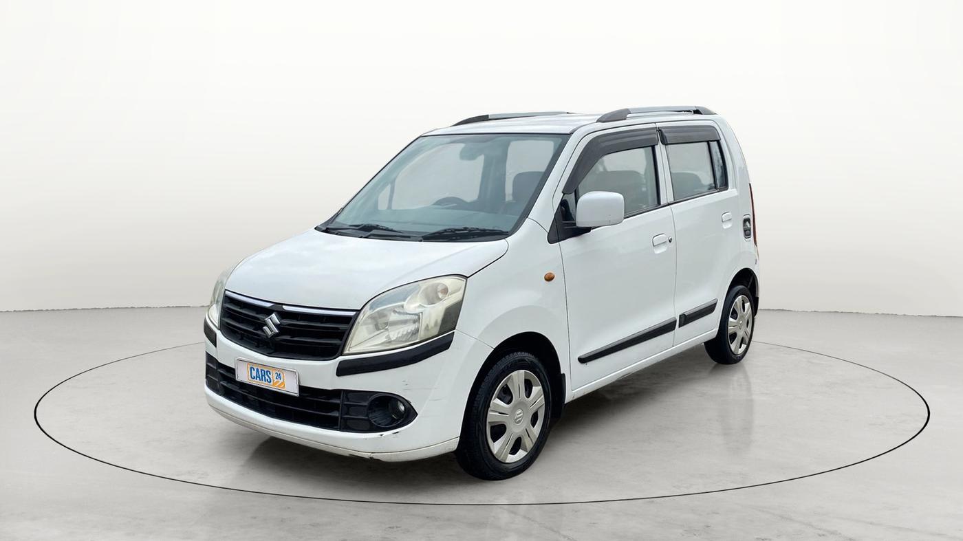 2012 Maruti Wagon R 1.0 VXI, Petrol, Manual, 96,900 km, Left Front Diagonal
