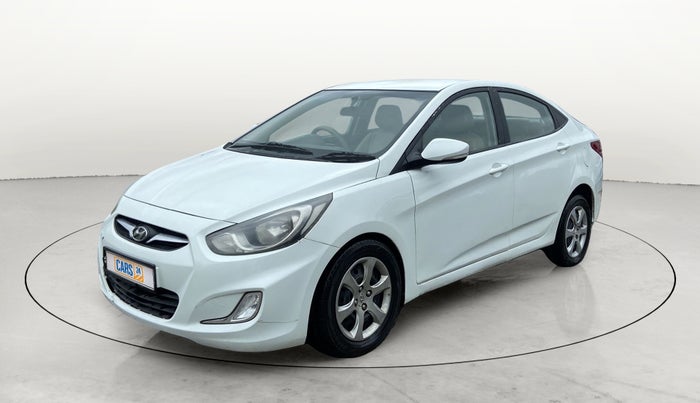 2012 Hyundai Verna FLUIDIC 1.6 CRDI EX, Diesel, Manual, 1,01,463 km, Left Front Diagonal