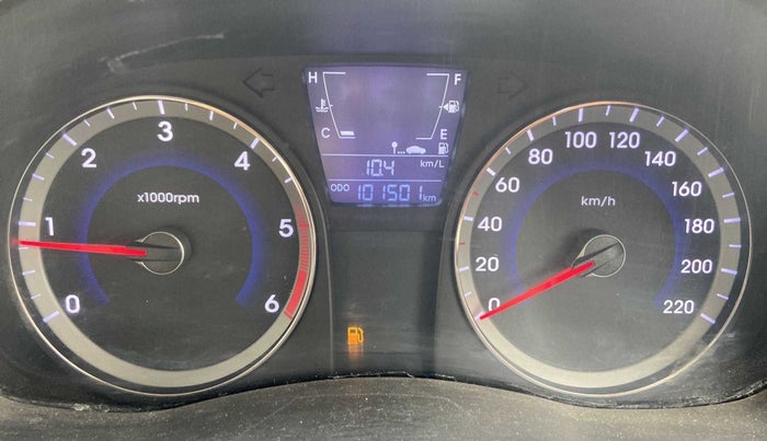 2012 Hyundai Verna FLUIDIC 1.6 CRDI EX, Diesel, Manual, 1,01,463 km, Odometer Image