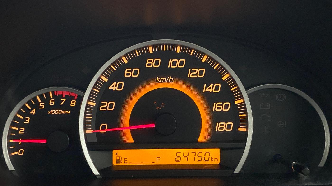 2015 Maruti Wagon R 1.0 VXI, Petrol, Manual, 64,749 km, Odometer Image