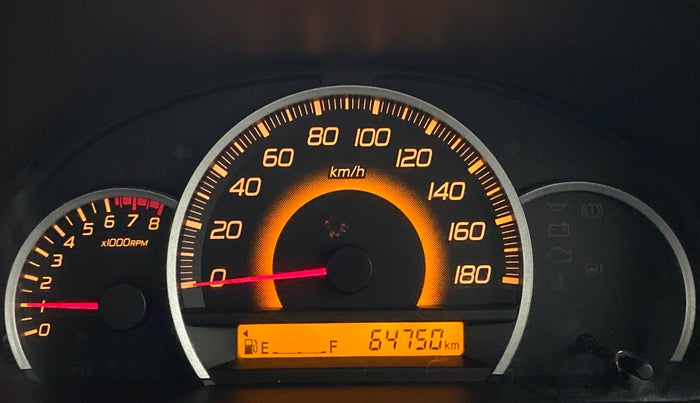 2015 Maruti Wagon R 1.0 VXI, Petrol, Manual, 64,749 km, Odometer Image