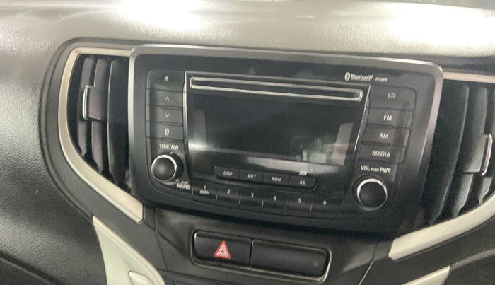 2017 Maruti Baleno ZETA PETROL 1.2, Petrol, Manual, 36,009 km, Infotainment system - AM/FM Radio - Not Working