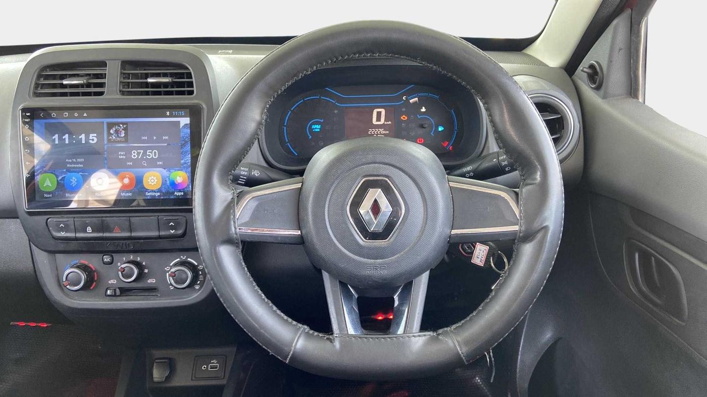 2020 Renault Kwid RXT 1.0 (O), Petrol, Manual, 22,214 km, Steering Wheel Close Up