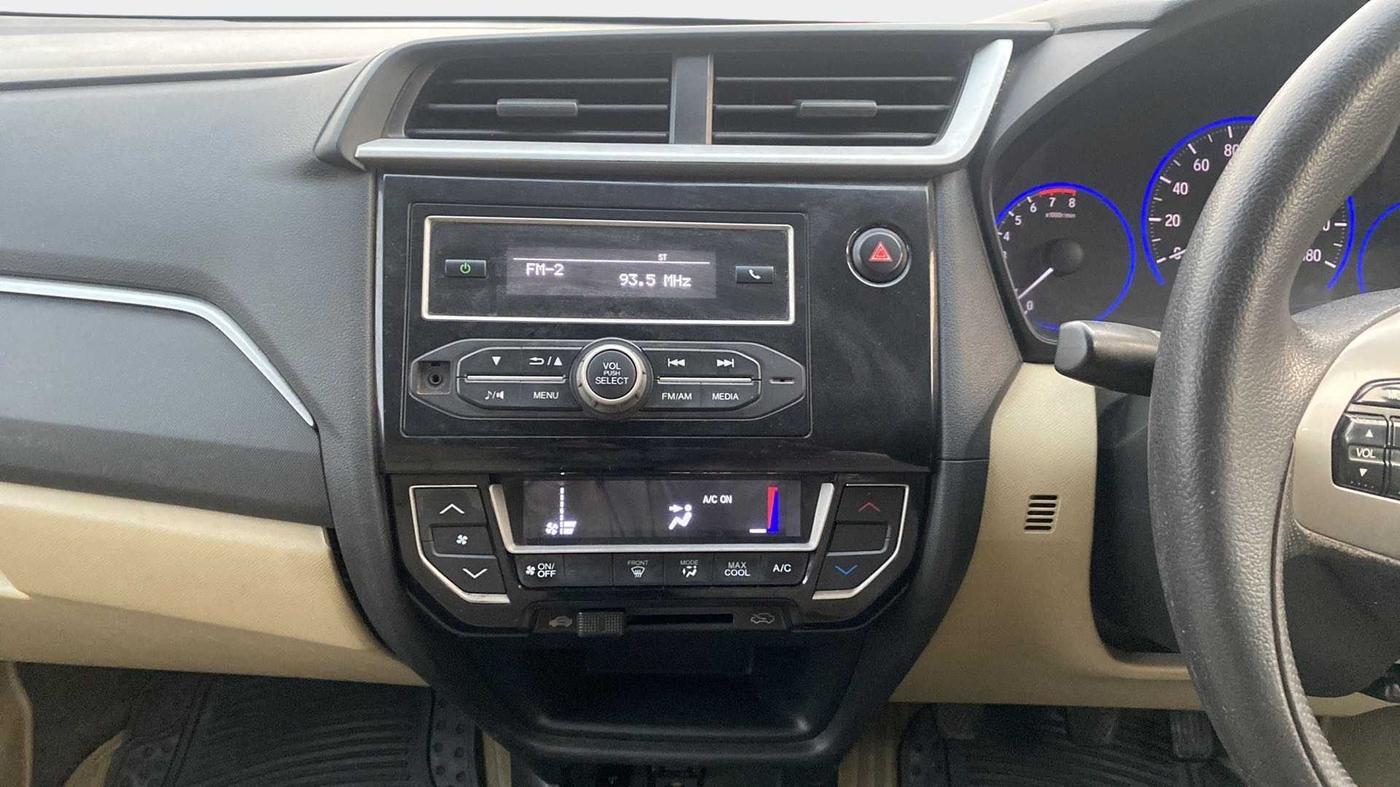 2016 Honda Amaze 1.2L I-VTEC S, Petrol, Manual, 66,005 km, Air Conditioner