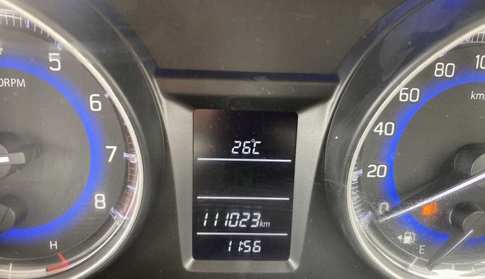 2017 Maruti Baleno DELTA PETROL 1.2, Petrol, Manual, 1,11,012 km, Odometer Image
