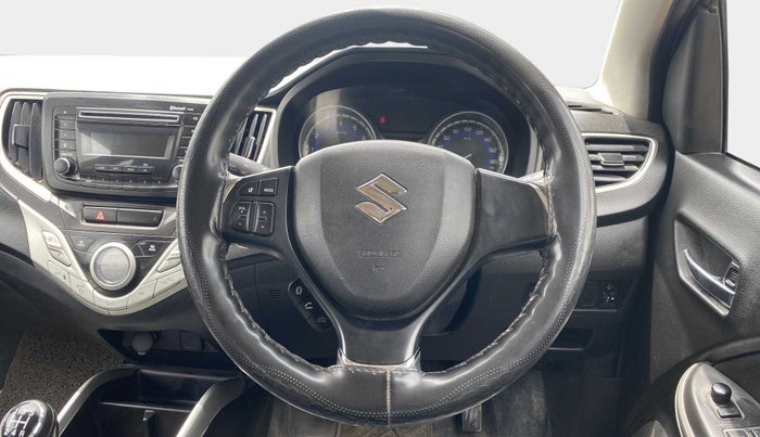 2017 Maruti Baleno DELTA PETROL 1.2, Petrol, Manual, 1,11,012 km, Steering Wheel Close Up