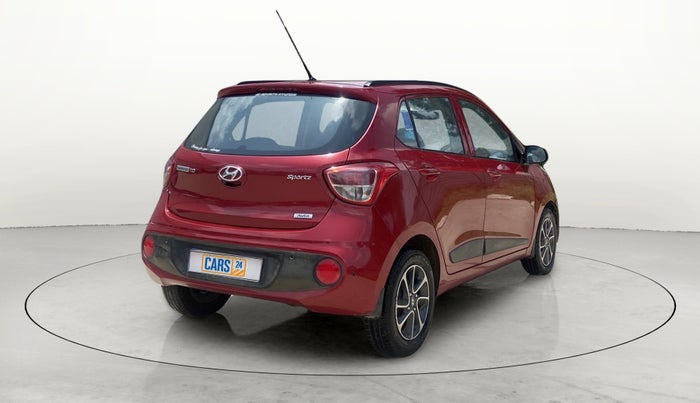 2017 Hyundai Grand i10 SPORTZ (O) AT 1.2 KAPPA VTVT, Petrol, Automatic, 31,065 km, Right Back Diagonal