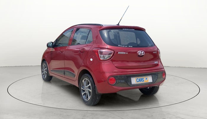 2017 Hyundai Grand i10 SPORTZ (O) AT 1.2 KAPPA VTVT, Petrol, Automatic, 31,065 km, Left Back Diagonal