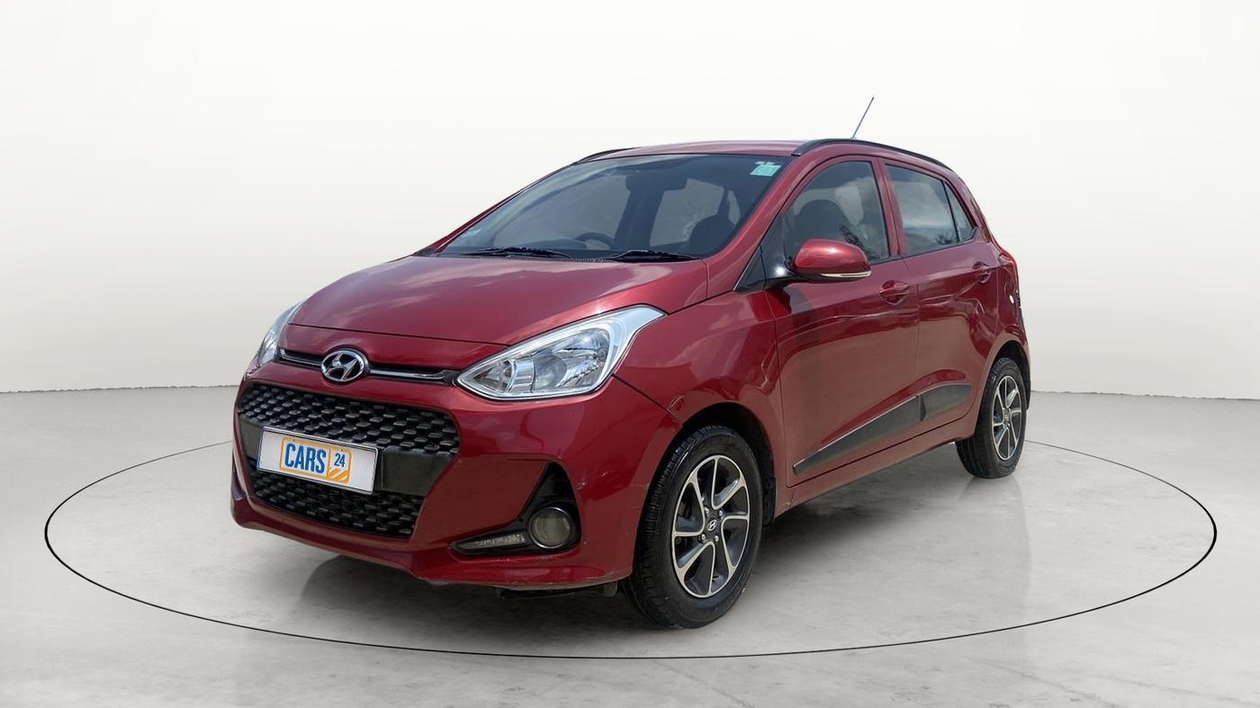 2017 Hyundai Grand i10 SPORTZ (O) AT 1.2 KAPPA VTVT, Petrol, Automatic, 31,065 km, Left Front Diagonal