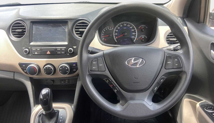 2017 Hyundai Grand i10 SPORTZ (O) AT 1.2 KAPPA VTVT, Petrol, Automatic, 31,065 km, Steering Wheel Close Up
