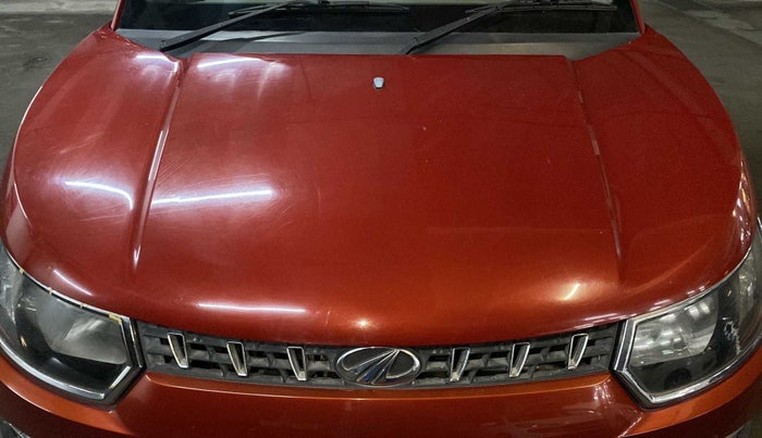 2016 Mahindra Kuv100 K8 5 STR, Petrol, Manual, 27,455 km, Bonnet (hood) - Slightly dented