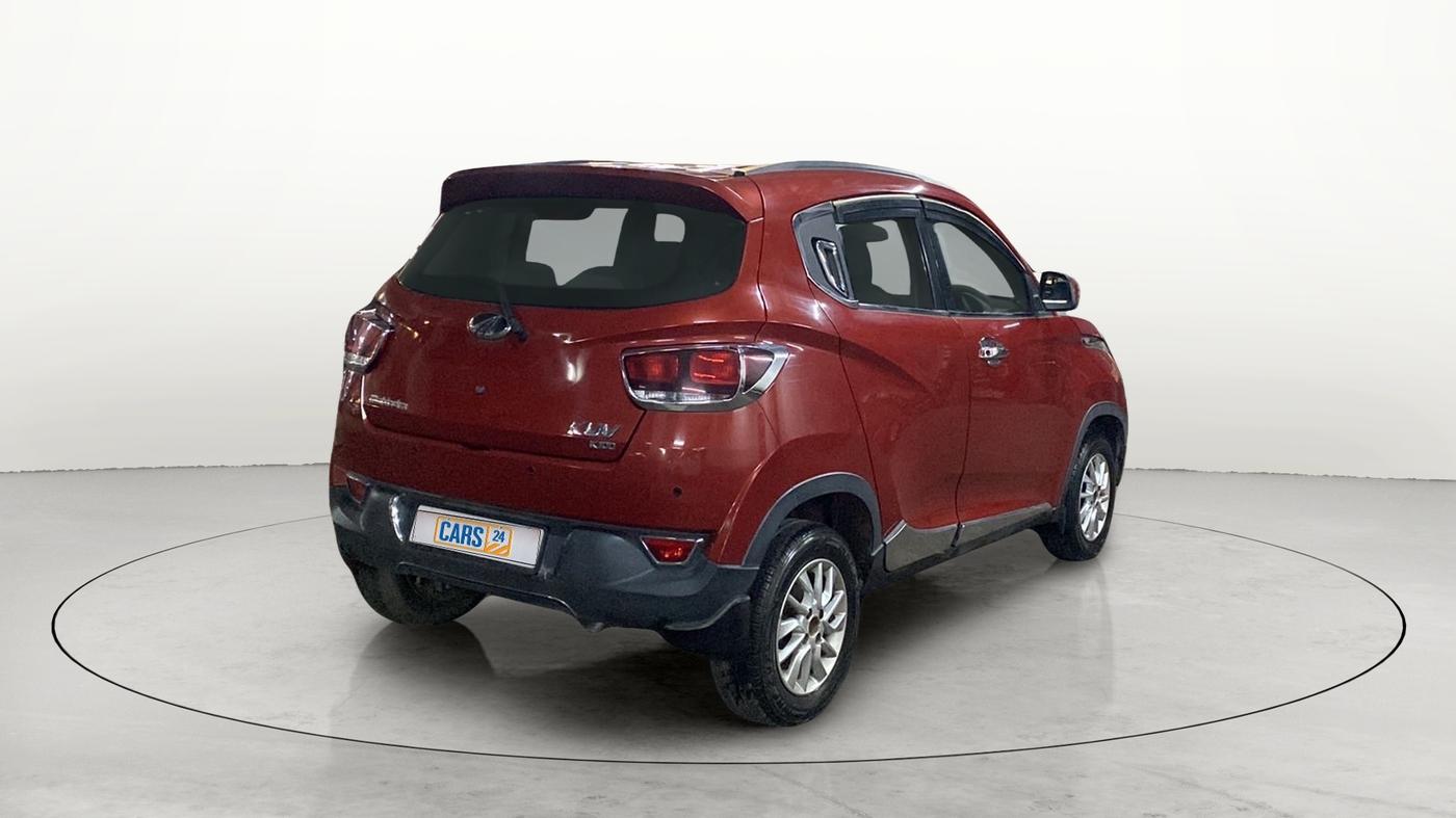 2016 Mahindra Kuv100 K8 5 STR, Petrol, Manual, 27,455 km, Right Back Diagonal
